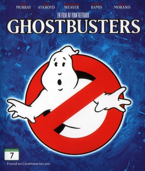 Ghostbusters - Norwegian Blu-Ray movie cover