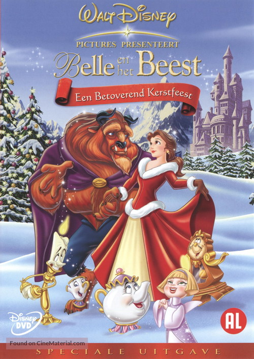 Beauty and the Beast: The Enchanted Christmas - Dutch DVD movie cover