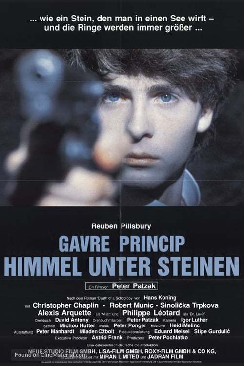 Gavre Princip - Himmel unter Steinen - German Movie Poster