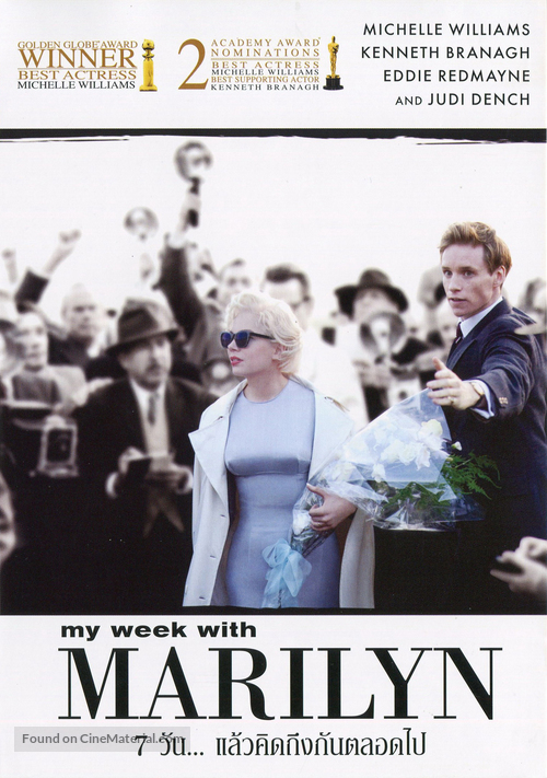 My Week with Marilyn - Thai DVD movie cover