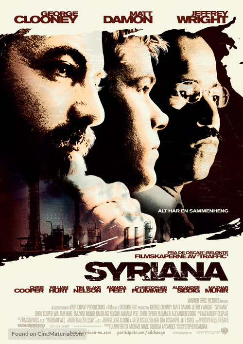 Syriana - Norwegian Movie Poster