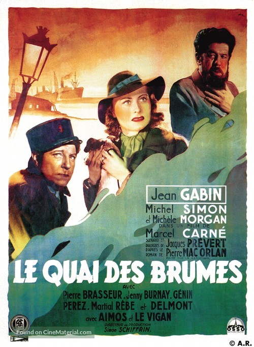 Le quai des brumes - French Movie Poster