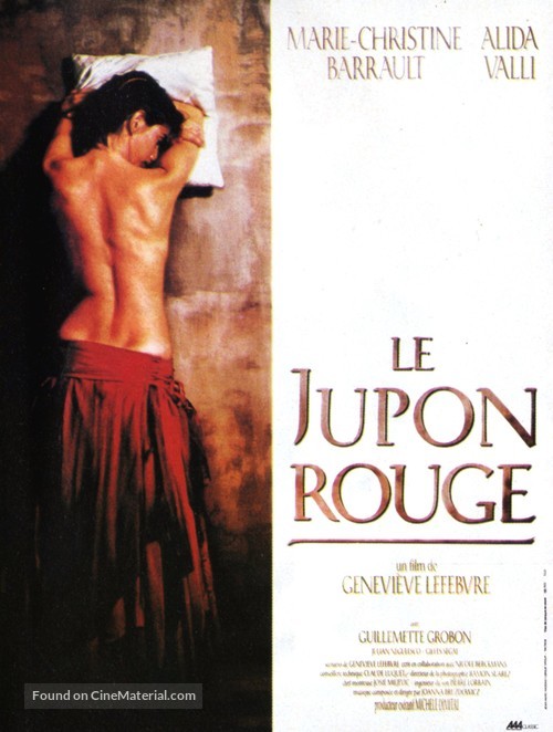 Le jupon rouge - French Movie Poster