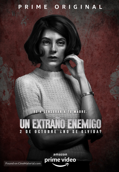 &quot;Un extra&ntilde;o enemigo&quot; - Mexican Movie Poster