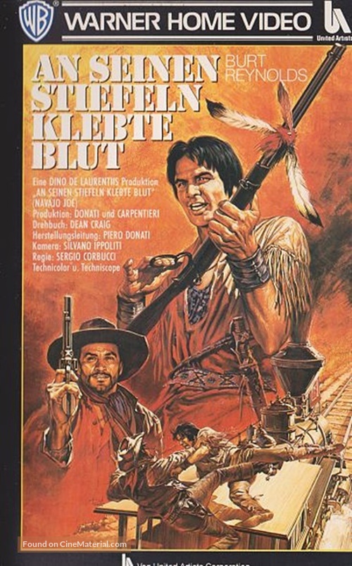 Navajo Joe - German VHS movie cover