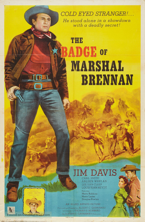 The Badge of Marshal Brennan - Movie Poster