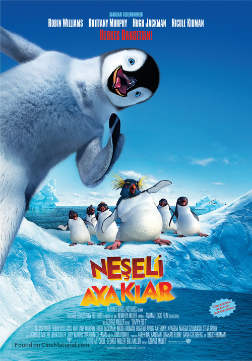 Happy Feet - Turkish Movie Poster