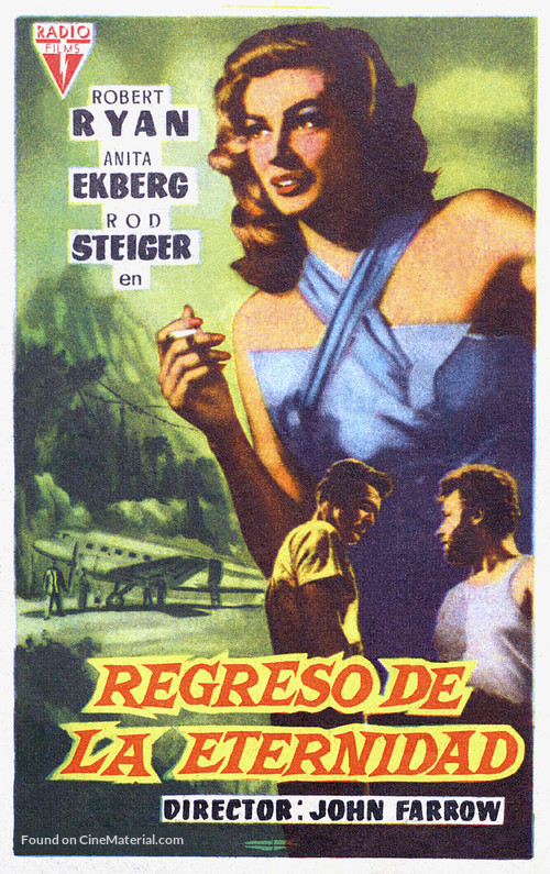 Back from Eternity - Spanish Movie Poster