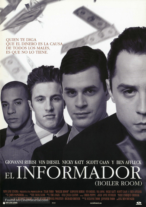 Boiler Room - Spanish Movie Poster