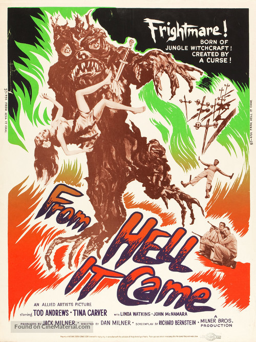 From Hell It Came - Movie Poster