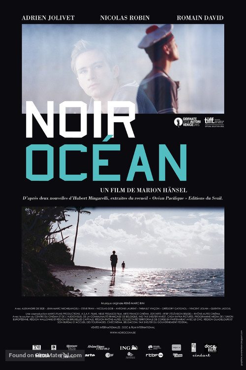 Noir oc&eacute;an - Belgian Movie Poster