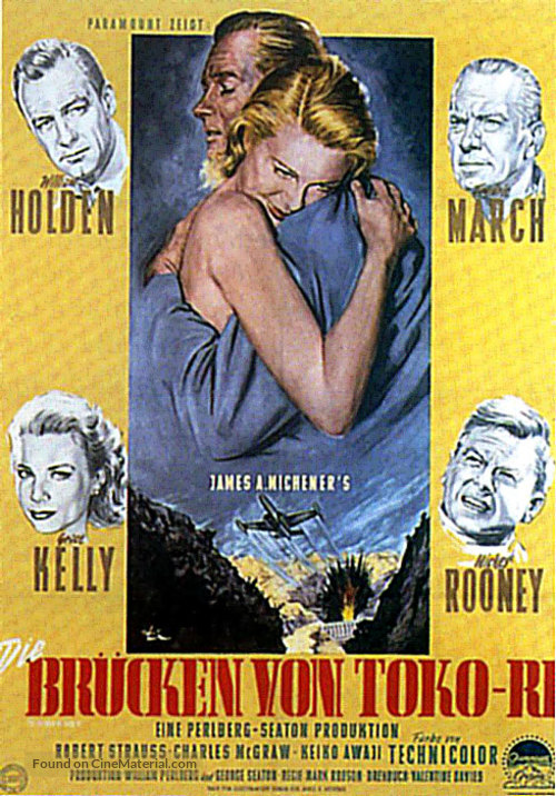 The Bridges at Toko-Ri - German Movie Poster