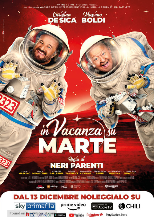 In vacanza su Marte - Italian Movie Poster