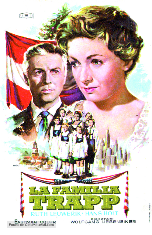 Die Trapp-Familie - Spanish Movie Poster