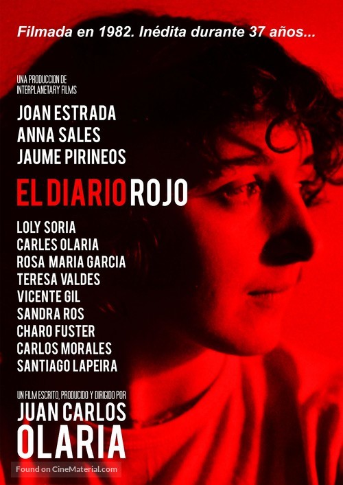 El diario rojo - Spanish Movie Poster