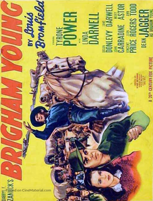 Brigham Young - British Movie Poster
