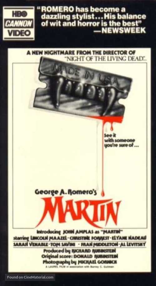 Martin - VHS movie cover