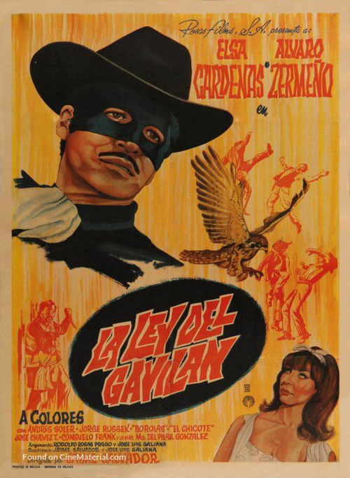 La ley del gavil&aacute;n - Mexican Movie Poster