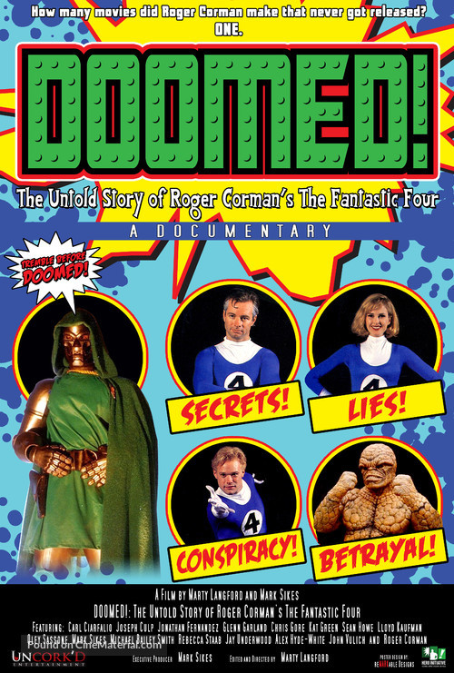 Doomed: The Untold Story of Roger Corman&#039;s the Fantastic Four - Movie Poster