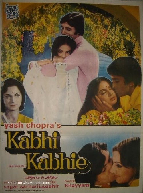 Kabhi Kabhie - Love Is Life - Indian Movie Poster