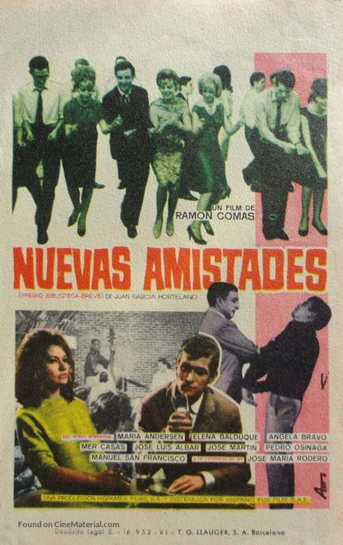 Nuevas amistades - Spanish Movie Poster