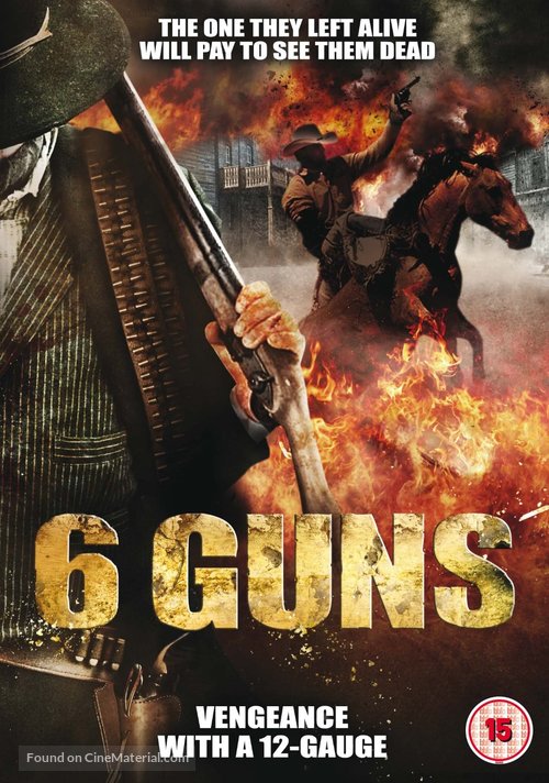 6 Guns - British DVD movie cover