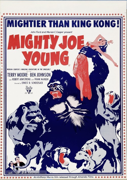 Mighty Joe Young - British Movie Poster