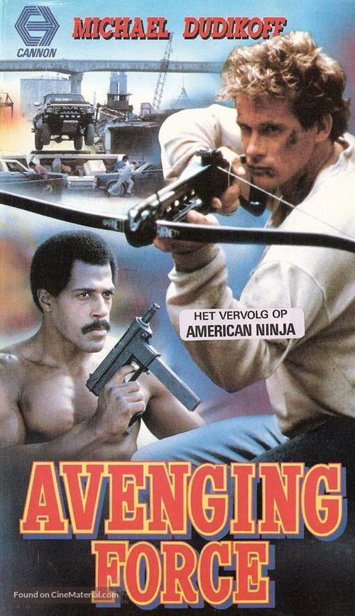 Avenging Force - Dutch VHS movie cover