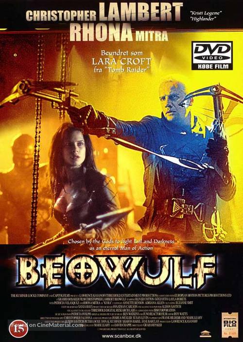 Beowulf - Danish DVD movie cover