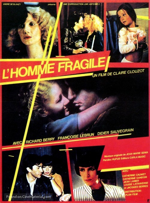 L&#039;homme fragile - French Movie Poster