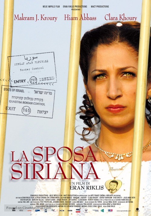 The Syrian Bride - Italian Movie Poster