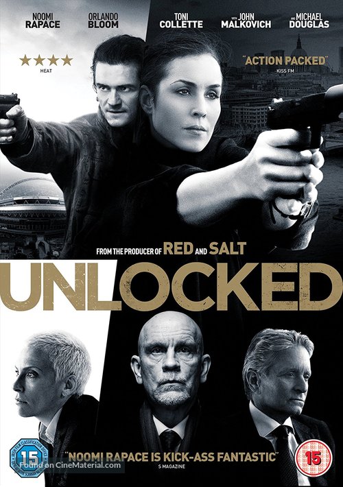 Unlocked - British DVD movie cover