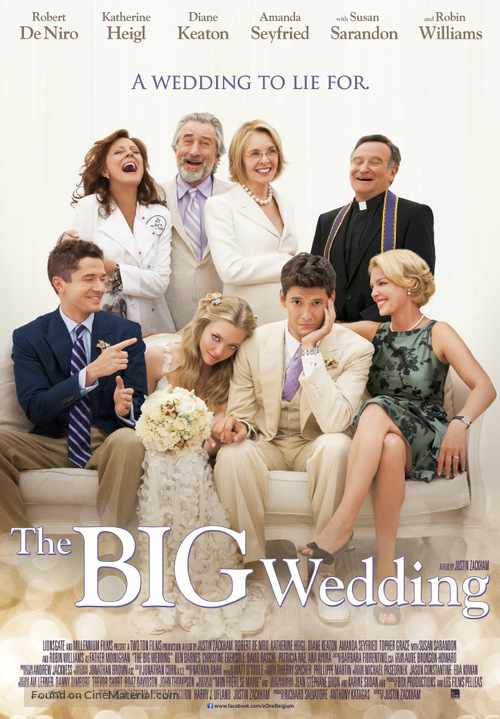 The Big Wedding - Belgian Movie Poster