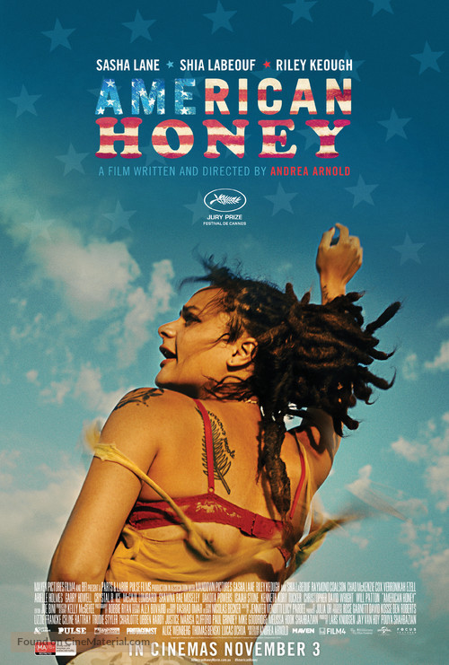 American Honey - Australian Movie Poster