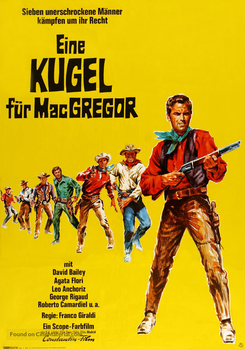 Sette donne per i MacGregor - German Movie Poster