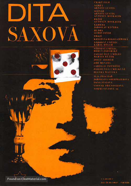 Dita Saxov&aacute; - Czech Movie Poster