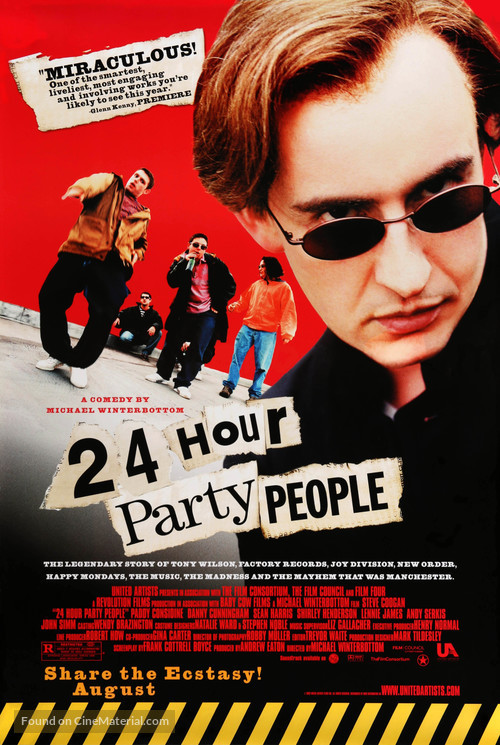 24 Hour Party People - Movie Poster