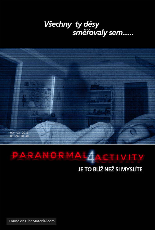 Paranormal Activity 4 - Czech Movie Poster