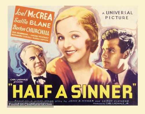 Half a Sinner - Movie Poster