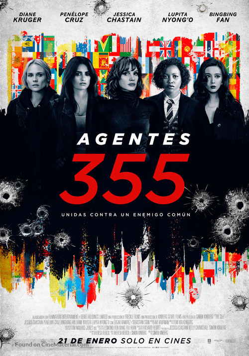 The 355 - Spanish Movie Poster