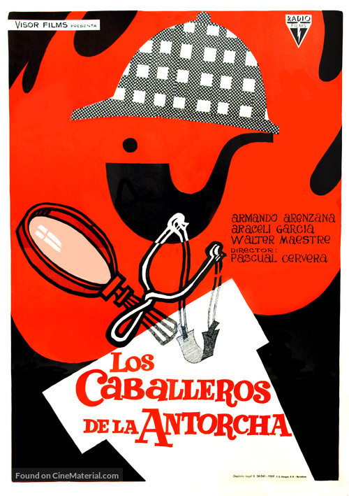 Los caballeros de &#039;La antorcha&#039; - Spanish Movie Poster