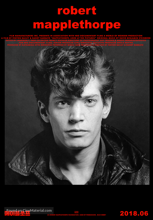 Mapplethorpe: Look at the Pictures - South Korean Movie Poster