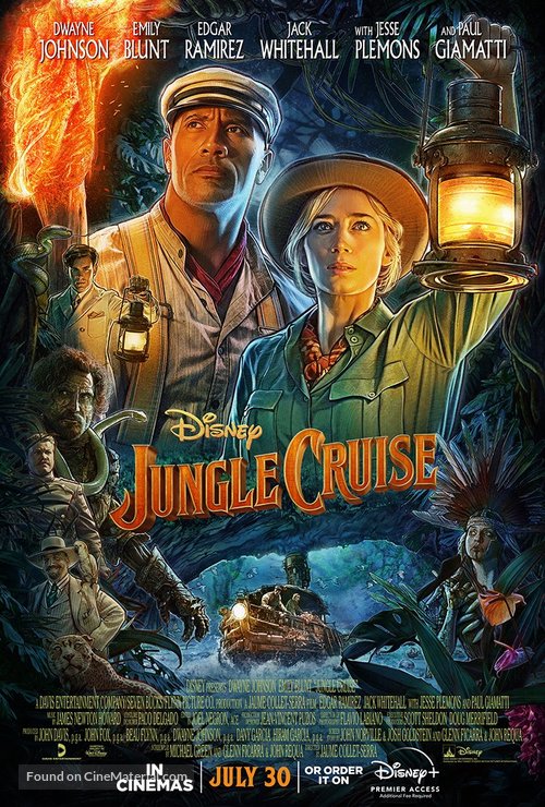 Jungle Cruise - British Movie Poster