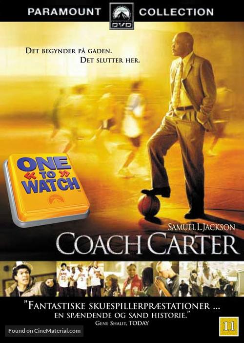 Coach Carter - Danish DVD movie cover