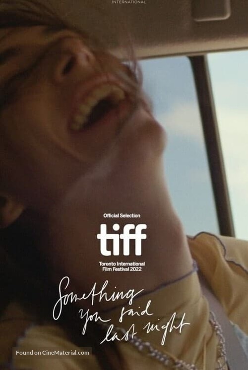 Something You Said Last Night - Canadian Movie Poster