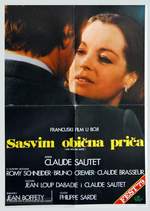 Une histoire simple - Croatian Movie Poster
