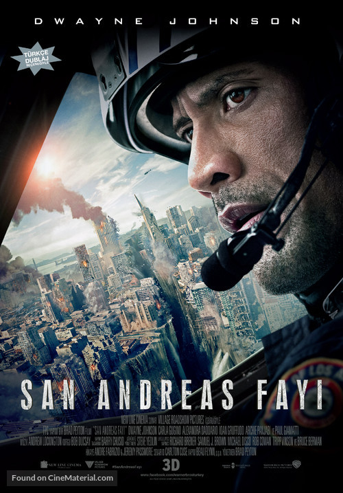 San Andreas - Turkish Movie Poster