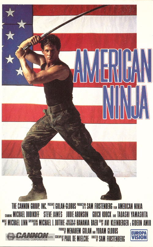 American Ninja - Finnish Movie Cover