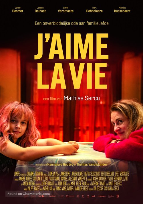 J&#039;aime la vie - Belgian Movie Poster