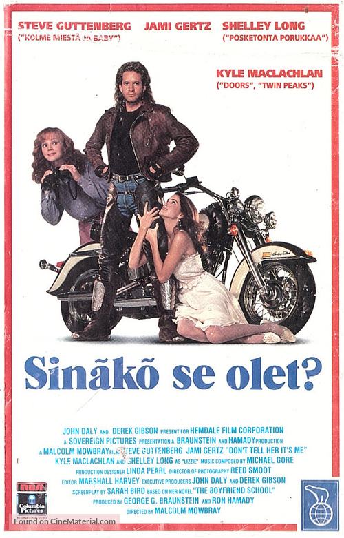 Don&#039;t Tell Her It&#039;s Me - Finnish VHS movie cover